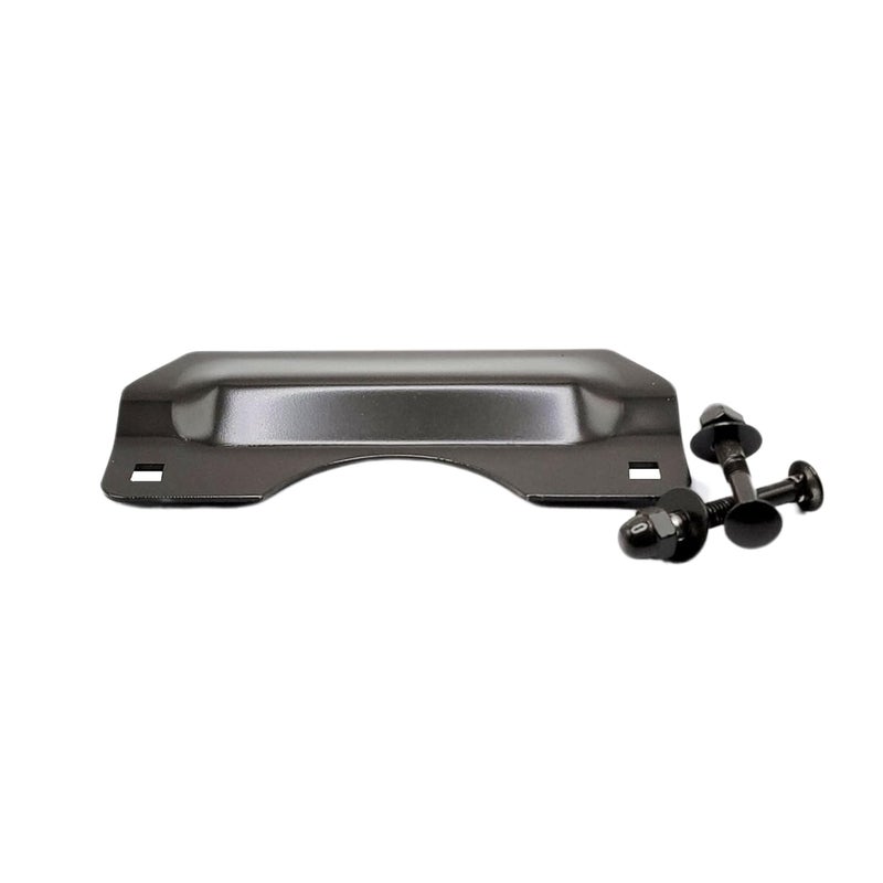 TUFF STRIKE Door Latch Protector | Steel Lock Latch Guard Plate | Storefront Door Security | Cover Plate for Out-Swinging Doors | (Oil Rubbed Bronze) - Image 3